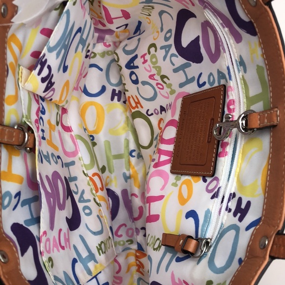 Coach Hampton Pastel Tote Bag # A0969-F13552 - Picture 6 of 8